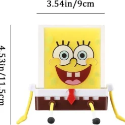 Svampar & Dukar-Svampformad svamphållare med svamp, SpongeBob-hållare för köksrengöringssvampar, diskbänkshylla för svamptorkning