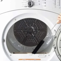 Rengöringsmedel-Svart - Borste för rengöring av tvättmaskin och kylskåp - För torktumlarventiler