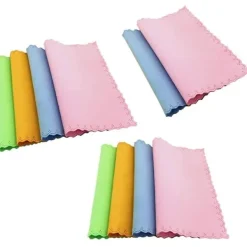 Fönsterrengöring-sysy 10-pack Rengöringsglasögon Mikrofiberduk Ekonomisk Solglasögon Skärm Rengöringsduk Glasögon A (FMY)