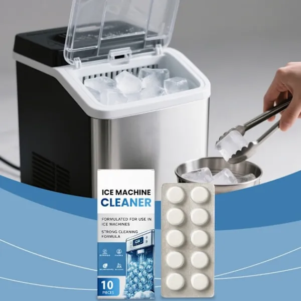unbranded Rengöringsmedel-10Table Rengöringstabletter för ismaskiner Tar bort envis lukt Effektiv rengöring