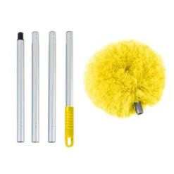 Fönsterrengöring-Takfläkt Dammvippa, Dammvippor för Rengöring, Mikrofiber Dammvippa med Förlängningsstång 47 Tum, Dammvippa för Rengöring av Takfläkt, Högt Tak, Möbel | Fyndiq