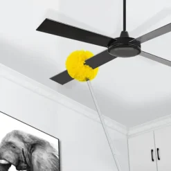 Fönsterrengöring-Takfläkt Dammvippa, Dammvippor för Rengöring, Mikrofiber Dammvippa med Förlängningsstång 47 Tum, Dammvippa för Rengöring av Takfläkt, Högt Tak, Möbel | Fyndiq