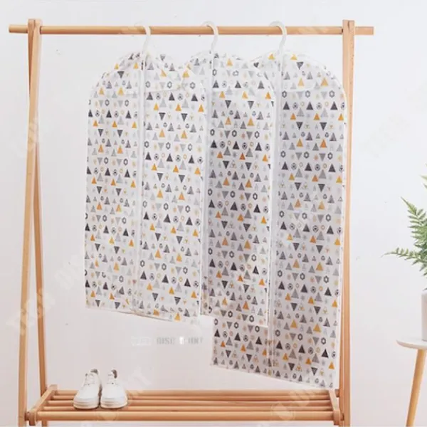 TECH DISCOUNT Tvättillbehör-TD® plaggskyddsdräkt Dammtät Peva tjock förvaringsväska Klädfodral Resa Vattentät Skyddsbärande tvätt