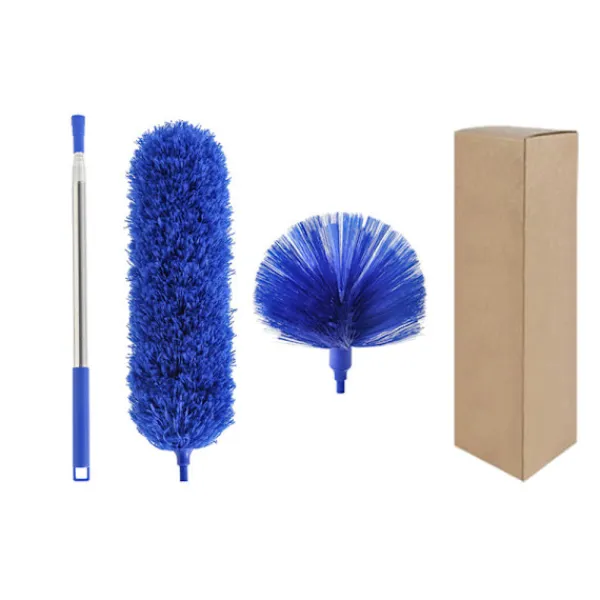 INF Fönsterrengöring-Teleskopdammvippa - 2,5 m utdragbar rengöringsborste för takrengöring