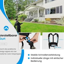 Northio Fönsterrengöring-Teleskopstav för högtryckstvätt 550 cm förlängningsstav set med 5 sprutmunstycken teleskopisk högtryckstvätt