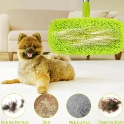 ATELA Städmoppar-Återanvändbara torra moppdukar av mikrofiber för våtmoppar Kompatibel med Swiffer Sweeper Mop Ersättningsmoppar för rengöring av golv med hård träyta 4 Pack | Fyndiq