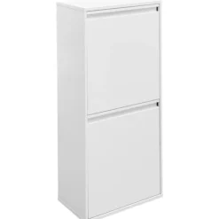 ARREGUI Soptunnor-Återvinningsbehållare Basic CR401-B 3 Fack 45 L Vit