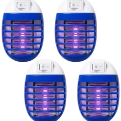 Skadedjur & Insekter-TG 4st Elektrisk Flugdödare, Myggdödare Lampa, Elektrisk Insektsfälla