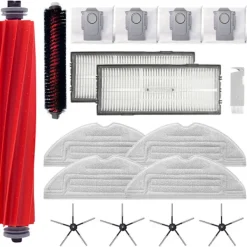 BEBETTER Dammsugare & Tillbehör-Tillbehörssats för Roborock S7 Pro Ultra/Roborock S7 MaxV Ultra: 1 rullborste, 1 självrengörande borste, 2 HEPA-filter, 4 sidoborstar, 4 rengöringsdukar | Fyndiq