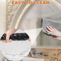 Svampar & Dukar-Tjock Magic Rengöringsduk, Mikrofiber Glasrengöringsduk Trasor, Återanvändbara Rengöringsdukar