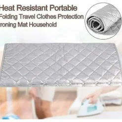 Strykjärn-Tjock Strykmatta för Sömnad, Portabel, Värmebeständig, För Ångstrykning På Bord Eller Säng, Värmereflekterande (Storlek: 48x85)