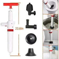 Rengöringsmedel-Toalettpropp, Högtrycks avloppsrengörare, Röd och Vit