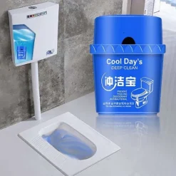 Rengöringsmedel-Toalettrengöring Brusande Tablett Deodorant Solid Rengöring Automatisk Toalettskål Rengöringsmedel Toalettank Och Badrumsrengöring GS