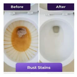 Rengöringsmedel-Toalettrengöring, Insta-Action Fizzclean-skum för skinande ren toalett, Eliminerar fläckar på 20 min, Skrubbfri rengöring, Kraftfull djuprengöring