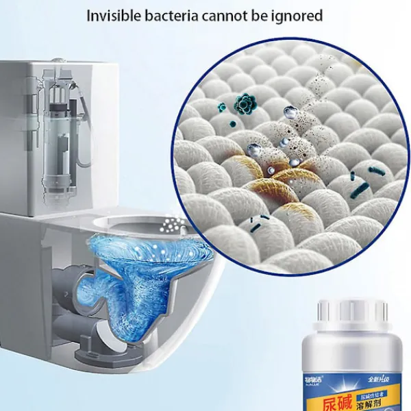 Rengöringsmedel-Toalettrengöring med kraftfullt skum för att ta bort lukt, fläckar och kalkavlagringar