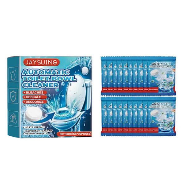 D Rengöringsmedel-Toalettrengöringstabletter FLYE242499 - Kraftfull ekontaminering, Effektiv Avkalkning och eoorering