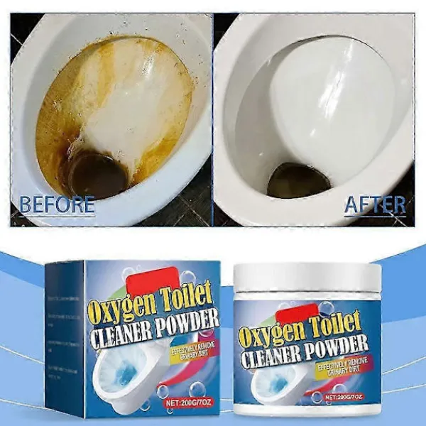 Rengöringsmedel-Toalettskum Rengöringspulver Skummande Lukt Fläck Kalkborttagare