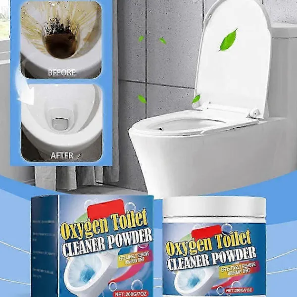 Rengöringsmedel-Toalettskum Rengöringspulver Skummande Lukt Fläck Kalkborttagare