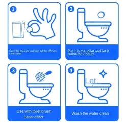 Rengöringsmedel-Toalettstädning BrusTablett BLÅ