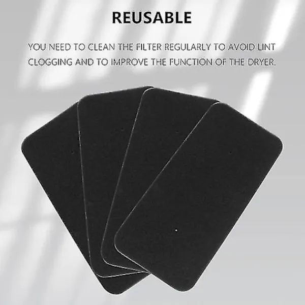 Torktumlare-Torkfilter 8-pack Svart Hoover Candy 40006731 Svart