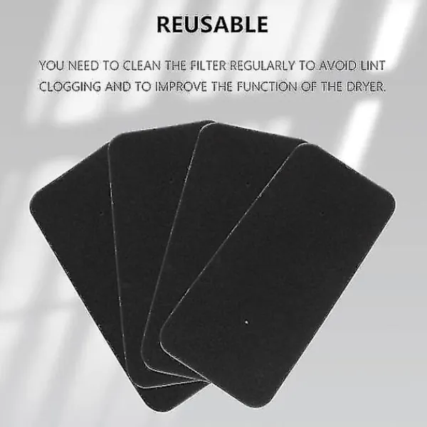 Torktumlare-Torkfilter 8-pack Svart Hoover Candy 40006731 Svart