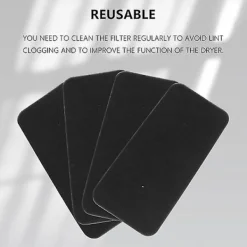 Torktumlare-Torkfilter 8-pack Svart Hoover Candy 40006731 Svart