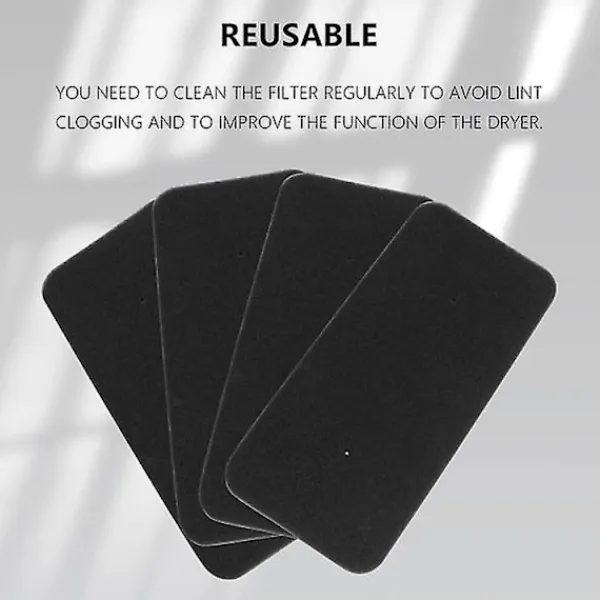 Torktumlare-Torkfilter 8-pack Svart Hoover Candy 40006731 Svart