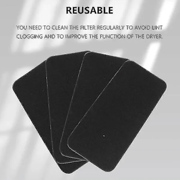 Torktumlare-Torkfilter 8-pack Svart Hoover Candy 40006731 Black_Särskilda gåvor