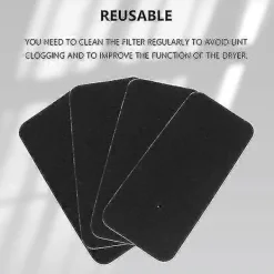 DAO Torktumlare-Torkfilter 8-pack Svart Hoover Candy 40006731 Svart [db]