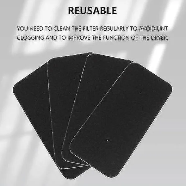 DAO Torktumlare-Torkfilter 8-pack Svart Hoover Candy 40006731 Svart [db]