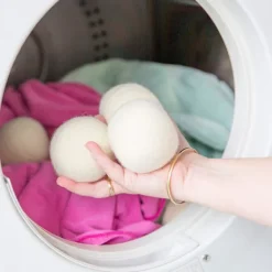 Torktumlare-Torktumlare bollar 100% naturliga ullbollar för tvätt - Återanvändbara allergivänliga miljövänliga och energieffektiva 6