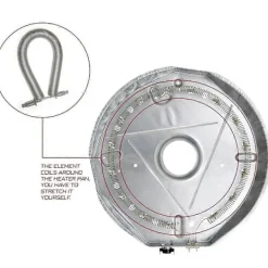 Torktumlare-Torktumlare Värmeelement Spole för Ersätter 5300622032 AP2135127 PS451031