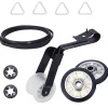 Torktumlare-Torktumlarens Remrulle-Kit för Whirlpool Kenmore WPW10314173 W10314171 4392065 WP4392065 691366 341241 349241T