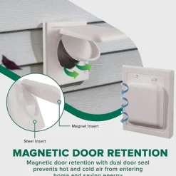 Torktumlare-Torktumlarens ventilationslock med dubbla dörrar, utomhus, 4 tum, torktumlarens ventilationslock, torktumlarens ventilationsrör och trimring, inomhus | Fyndiq