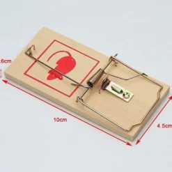 NeunWolken Skadedjur & Insekter-Traditionell musfälla - Musfälla gnagarefällor återanvändbar trä & hållbar skadedjursbekämpning