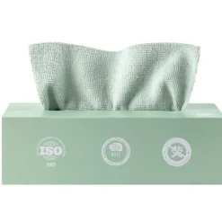 Svampar & Dukar-Trasor i en låda (20 stycken) - 19,8 x 19,8 cm återanvändbara våtservetter för rengöring, kantlösa frottéhanddukar, verkstadstrasor, tvätt, damm, engångs | Fyndiq