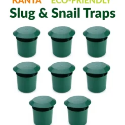 Skadedjur & Insekter-Trädgårdssnigel- och snigelfälla Miljövänlig giftfri plast Skadedjursfångare Låda Säker Utomhus Trädgårdsblommor (8-pack)
