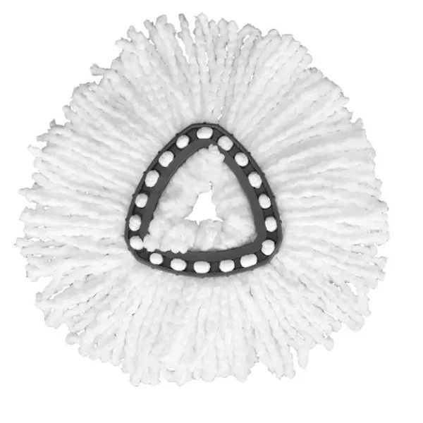 Städmoppar-Triangulär fiber moppduk mopptillbehör, passar O-Cedar (4 st)