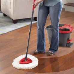 Städmoppar-Triangulär fiber moppduk mopptillbehör, passar O-Cedar (4 st)