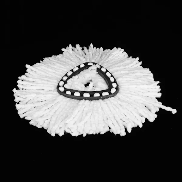 Städmoppar-Triangulär fiber moppduk mopptillbehör, passar O-Cedar (4 st)