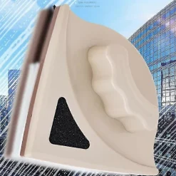 Fönsterrengöring-Triangulär Fönsterputsare med Snöre Dubbelsidig För (3 Till 8 Mm Enkelglas)