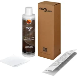 vidaXL Rengöringsmedel-Träolja för möbler 250 ml