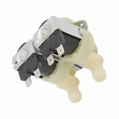 Tvättmaskiner-Trumtvättmaskin Inloppsventil Vatten Dubbla Huvuden Inlopp Magnetventil för Cylindertvättmaskin FPS