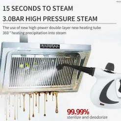 Ångtvättar-Tryckångare för soffa, kläder, bilbarnstolar, kök (EU)