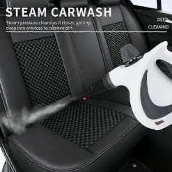 Ångtvättar-Tryckrengörare för hemmet, handhållen tryckrengörare för soffa, kläder, bil GrayWhite Black EU