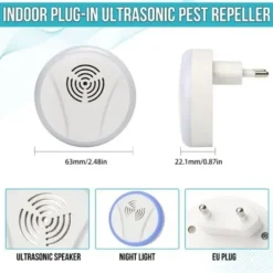 Skadedjur & Insekter-TS-Ultraljud Myggavvisare 4-pack, elektronisk ultraljuds skadedjursbekämpare och anti-gnagare för gnagare möss myggor kackerlackor spindlar flugor N | Fyndiq