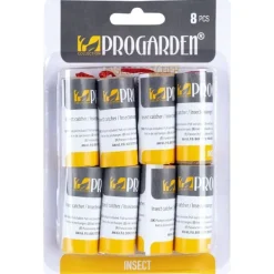 ProGarden Skadedjur & Insekter-Åtta flugfällor med limtejp för effektiv insektbekämpning