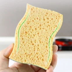 Svampar & Dukar-Tunga Cellulosaskrubbsvampar - 16-pack, Dubbelsidig Skrubb