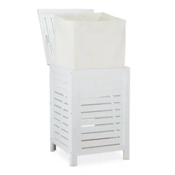 B2X Tvättillbehör-Tvätt Pineträ Vit