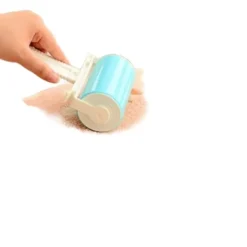 Rengöringsmedel-Tvättbar luddrulle, 4 st klibbiga rullar med tvättbart skydd - Anti-ludd klibbig rulle för hår och tyg